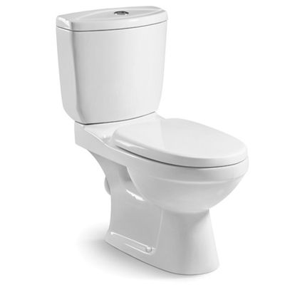White Ceramic Washdown Wc Toilet Bowl Two Piece for Bathroom