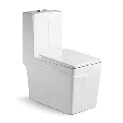 Ceramic White Wc One Piece Sanitary Ware Toilet Set Seat Bowl for Hotel Bathroom