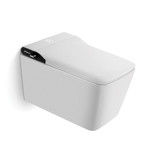 Fashion Wall Hung Smart Toilet with Built-in Ceramic Water Tank For Project Building