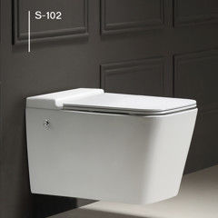 Bathroom Pulse Tankless Commode Floor Mounted Modern With UF Seat Cover