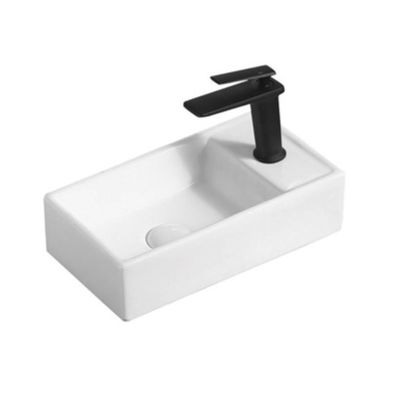 Sanitary Ware Countertop Ceramic Bathroom Vanity Vessel Sinks White For Hotel