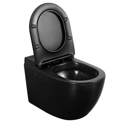 Modern Round Tankless Toilet 12 Inches For Home Bathroom