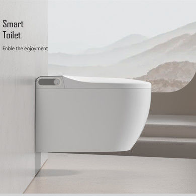 Toilet Smart Modern Kontemporer dengan Tangki Air Keramik untuk Bangunan Proyek Dengan Finish Metal
