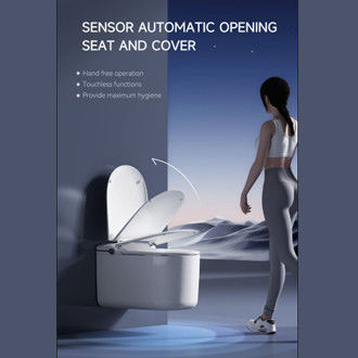 Sanitary Ware Modern Smart Wall Hung Toilet With Bidet Washing Function For Hotel