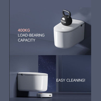 Modern Smart Home Integration Wall Hung Toilet With Ambient Mood Lighting and Warm Air Dryer