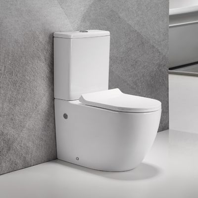 Two Piece Washdown Bathroom WC Toilet Elongated Seat Included