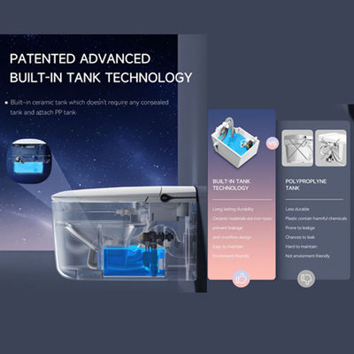 Bathroom Modern Smart Toilet With Temperature Control And UV Sterilization System
