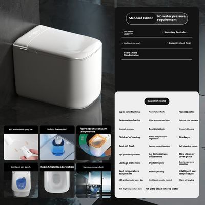 Bathroom Ceramic Modern Smart Toilet Automatic Electronic Control