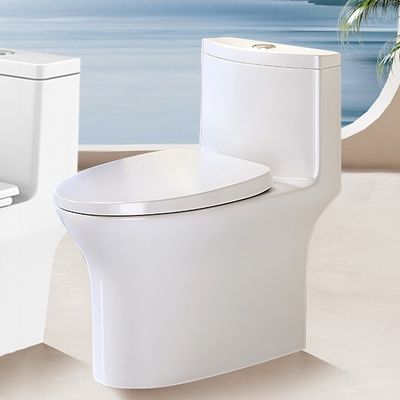 Bathroom One Piece Siphonic Washdown Toilet Rimless Ada Cupc CE Approved