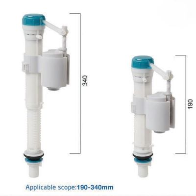 ABS Toilet Cistern Mechanism With Dual Flush Toilet Valve And Fill Valve