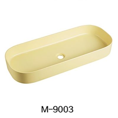 Modern Wash Basin Manufacturers Hotel Rectangular Bowl Above Counter Bathroom Wash Basin Melamine Sink