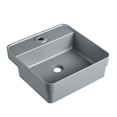 OEM CE CUPC Hot Sale Sanitary Ware square Rectangle Lavabo Melamine Hand Wash Basin Bathroom Vessel Sink Cement