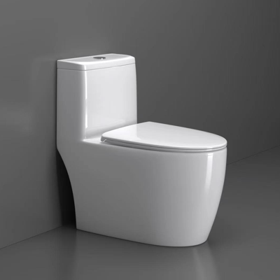 European Bathroom Sanitary Close Coupled Porcelain Wc Toilets Floor Mounted One Piece Toilet for Sale