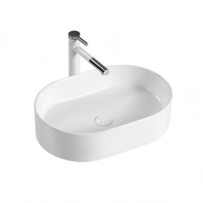 Modern Design Ceramic Art Basin Porcelain Hand Wash Sink for Home Hotel Apartment Bathroom Use-Easy Clean Sink Apartment