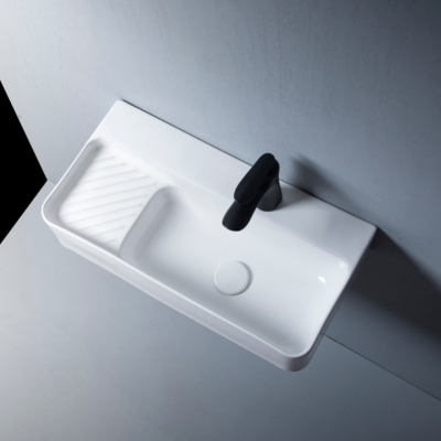 Luxury Washing Basins Bathroom Sink Wall Hung Ceramic Washbasin Wall Mount Sink
