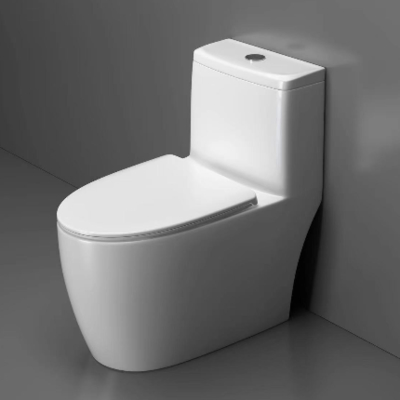 卸売モダンホワイトワンピースセラミックトイレボウルデュアルフラッシュサイフォニックバスルーム便器WCポット