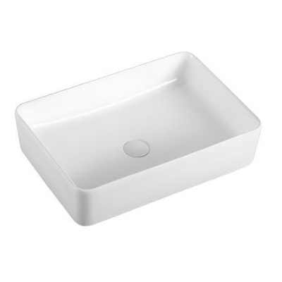 ALLWELL Chaozhou Ceramic Hand Rectangular Custom Art Wash Basin Countertop Bowl Sink for Hotel Project