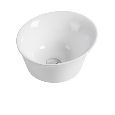 New Style White Color Art Basin Ceramic Hand Wash Basin Bathroom Sink Oval Shape Ceramic Vessel Sink