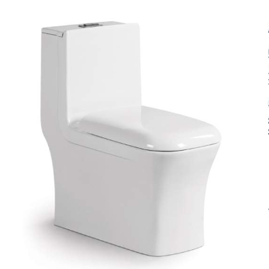 Wholesale Dual Flush Water Closet Ceramic Washdown Rimless P-Trap One Piece Toilet