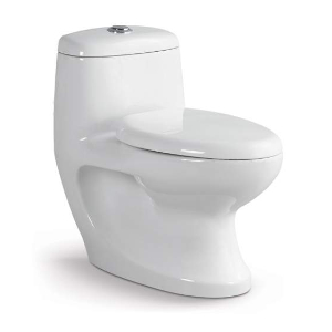 Precio de fábrica productos de baño de lujo artículos sanitarios baño cerrado acoplado cerámico tornado WC de una pieza