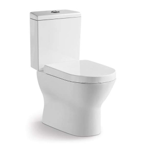 High Efficiency Upc Approved Round Wc Two Piece Sanitary Ware Bathroom Toilet