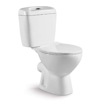 Nowoczesny zestaw toalet keramicznych z podwójnym płynem Nowy projekt kwadratowy WC dla domu Hotelowy użytek Hot Sale Dwa kawałki S-Frap Kanalizacja tradycyjna