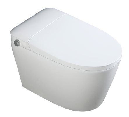 Modern Design Hotel Bathroom No Water Pressure Requirement Comfortable Wall Hung Smart Seat Cover Without Power Cord Toilet