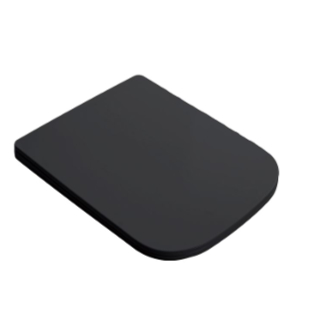Colorful Matt Black White Grey Urea Duroplast Slow Closed European WC Toilet Cover