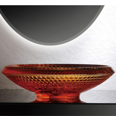 Tiktok Popular Bathroom Treasure Bowl Sink Black Glacier Blue Colorful Crystal Round Art Tempered Glass Hand Wash Basin