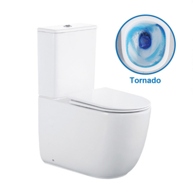 Hot Sell in Middle East Sanitary Ware Bathroom Ceramic WC Toilet Two Piece Toilet Set With Basin