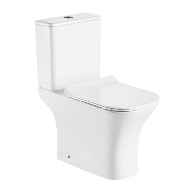 CE Watermark Two Piece Tornado P/S-Trap Back-to-Wall Closet Toilet